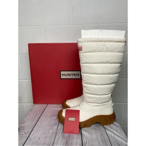 Hunter Intrepid Tall Snow Boots Waterproof Puffer Winter Boots US 10