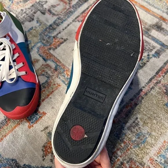 Hunter Multicolor High Top Waterproof Sneakers - 9