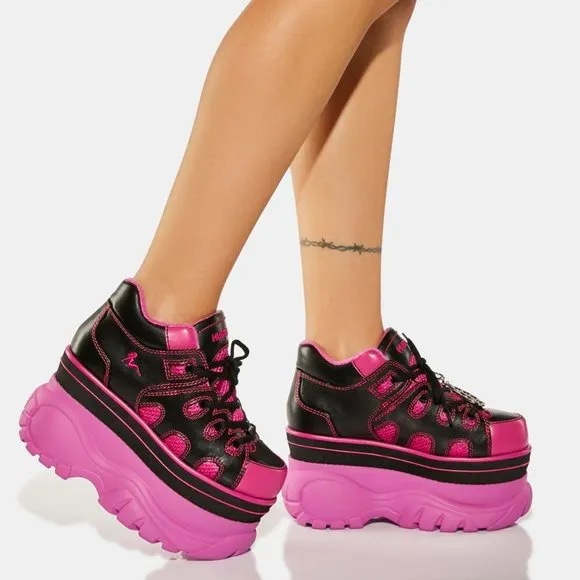 Hustler TEASE PLEASE Platform Sneakers ( BRAND NEW !!!! )