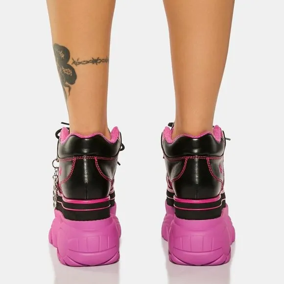 Hustler TEASE PLEASE Platform Sneakers ( BRAND NEW !!!! )