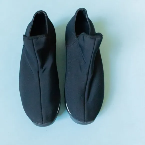 iRi WES I Black Outline Low Top Sneaker Thick Sole Size EU 36