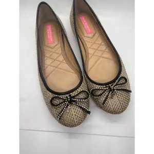 Isaac Mizrahi New York Ballet Flats Isfaun Beige, neutral sparkle size 7