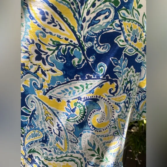 Italian tile printed Jersey dress Ralph Lauren