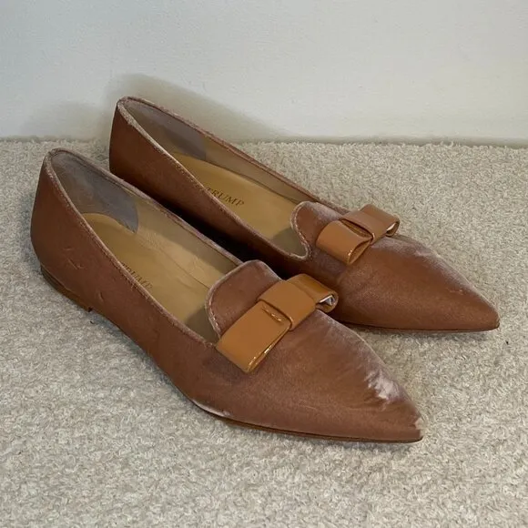 Ivanka Trump |  Elle Velvet Pointed Toe Flats