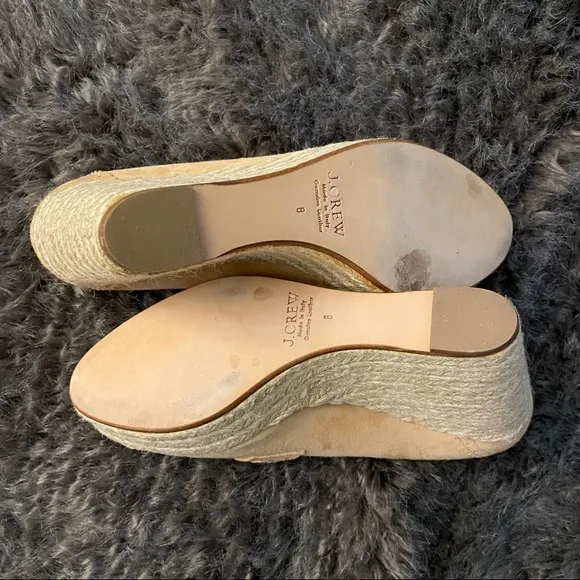 J CREW ALTUZZARRA | Wedge Espadrilles Tan Size 8 EUC $345! Don’t pass up