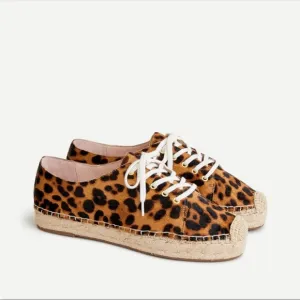 J. Crew Canvas Lace-up Espadrilles NWT