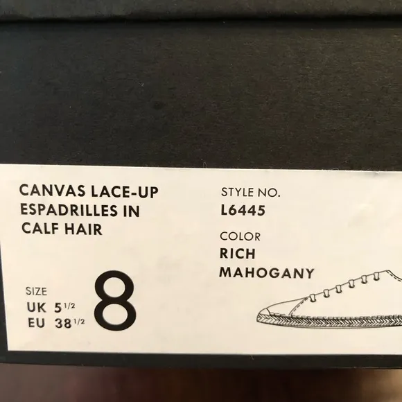 J. Crew Canvas Lace-up Espadrilles NWT