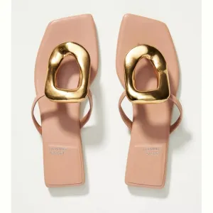 Jeffrey Campbell Linques-2 Flat Thong Sandals Size 9