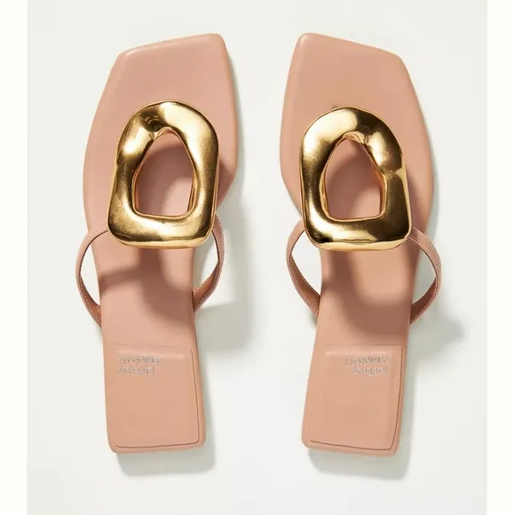 Jeffrey Campbell Linques-2 Flat Thong Sandals Size 9