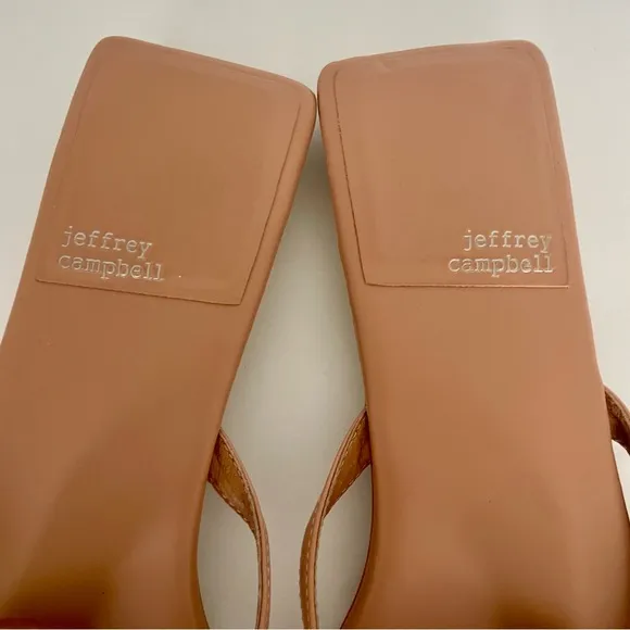 Jeffrey Campbell Linques-2 Flat Thong Sandals Size 9