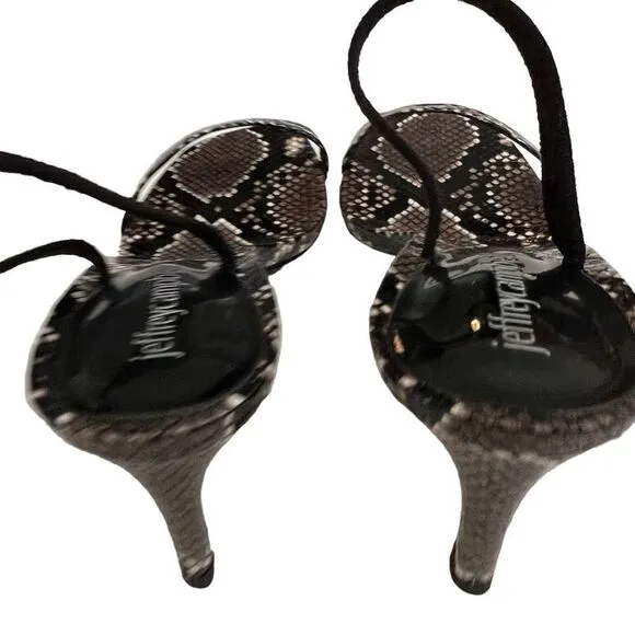 Jeffrey Campbell x Free People 6.5 Hera Strappy Snakeskin Heels New in Box