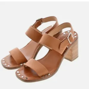 JIL SANDER NAVY Sandals Brown EU 37.5