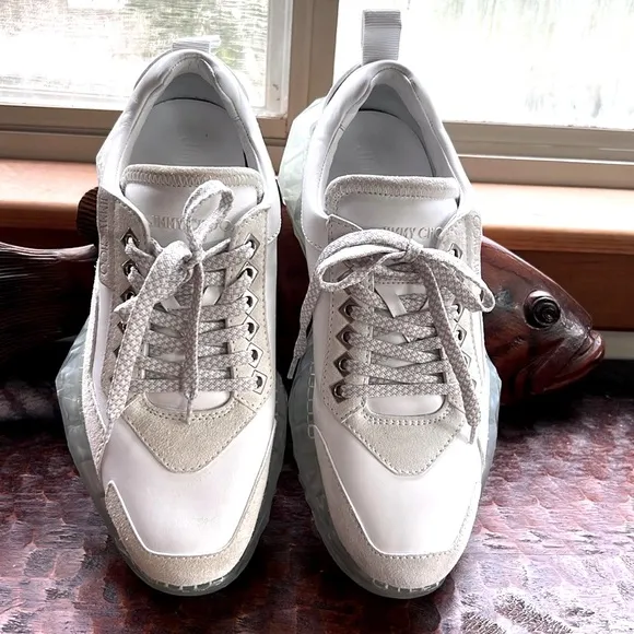 Jimmy Choo Men’s Diamond Sole Trainers 👟 Sneakers Streetwear Size 40 or US 7