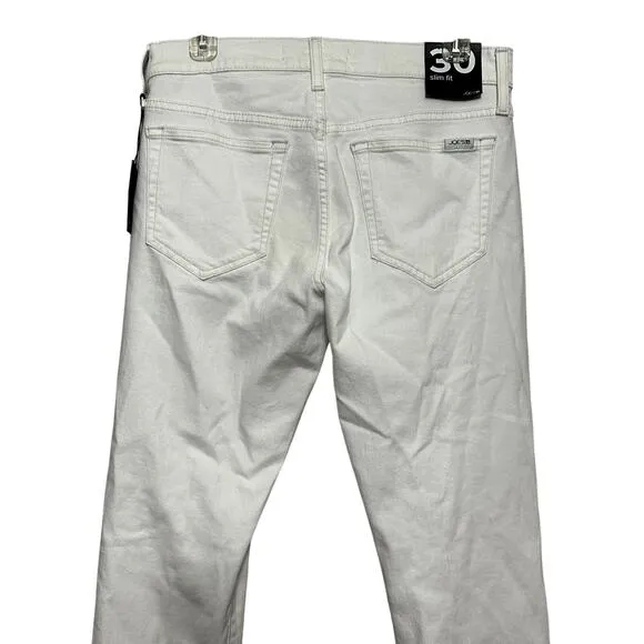 Joe's Jeans The Asher Jeans Slim Fit Five Pocket Durable Denim White M 30W NWT