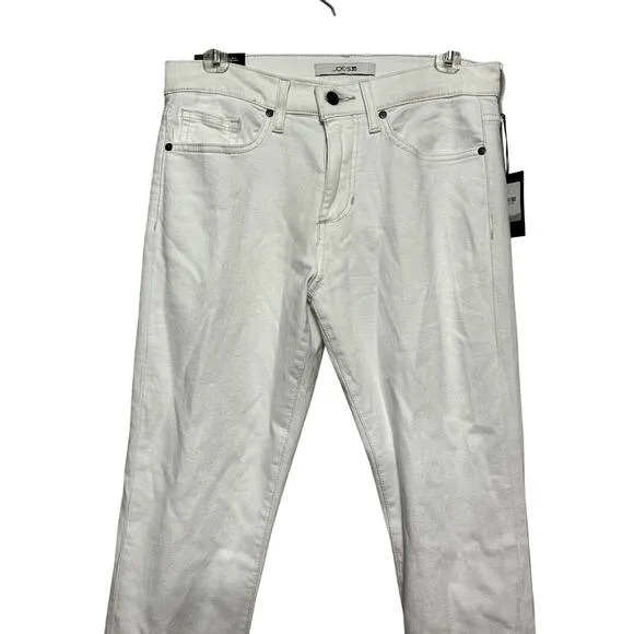 Joe's Jeans The Asher Jeans Slim Fit Five Pocket Durable Denim White M 30W NWT