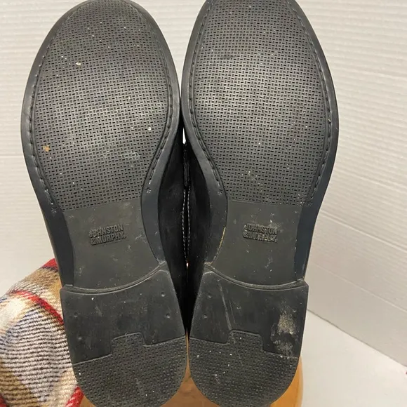 Johnston &amp; Murphy Black Classic Leather Loafers