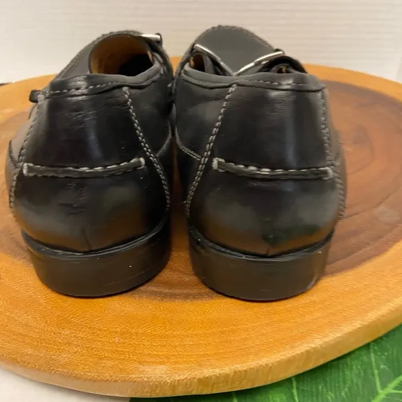 Johnston &amp; Murphy Black Classic Leather Loafers