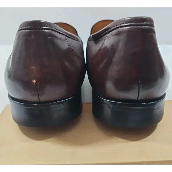 Johnston &amp; Murphy ~Men's Size 11.5M~ Brown Tassel Leather Loafers Shoes #15 2206