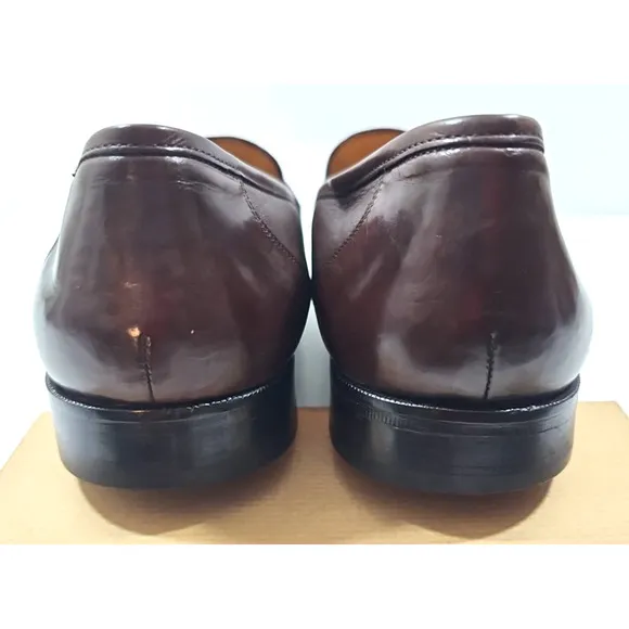 Johnston &amp; Murphy ~Men's Size 11.5M~ Brown Tassel Leather Loafers Shoes #15 2206