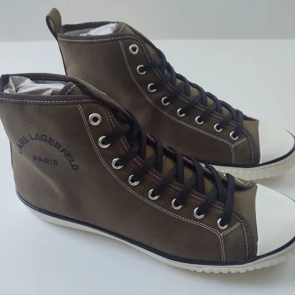 🎁Karl Lagerfeld ParisNylon High Top Sneakers