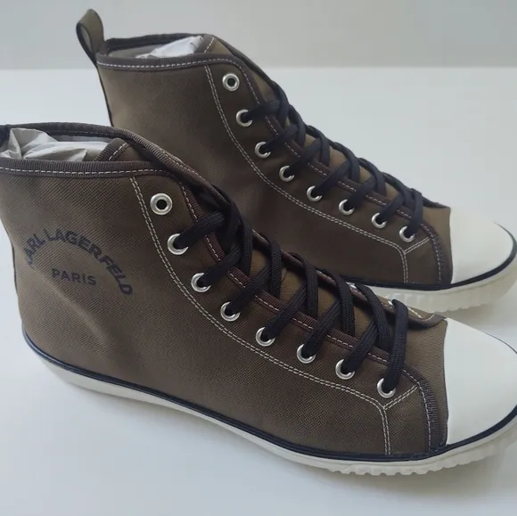 🎁Karl Lagerfeld ParisNylon High Top Sneakers