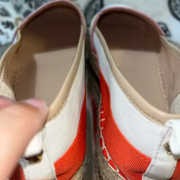 Kate Spade New York ‘Leena’ Rainbow Leather Espadrilles Sz 10.