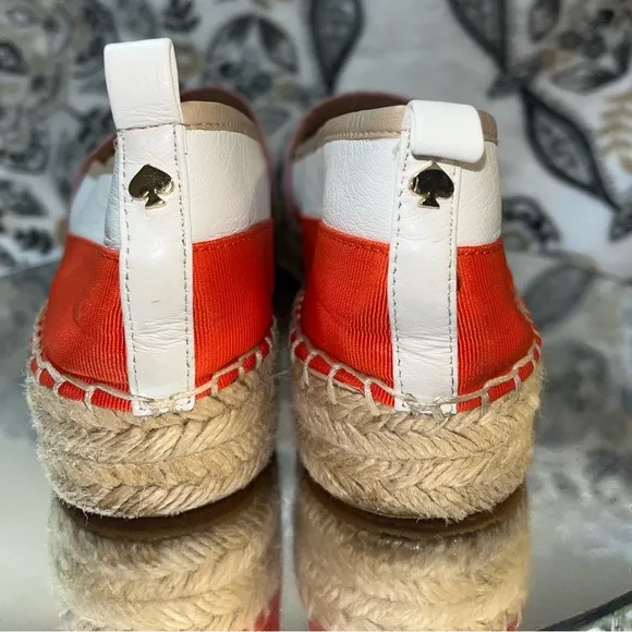 Kate Spade New York ‘Leena’ Rainbow Leather Espadrilles Sz 10.