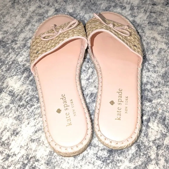 Kate Spade Savoy Espadrilles In Pink Size 7