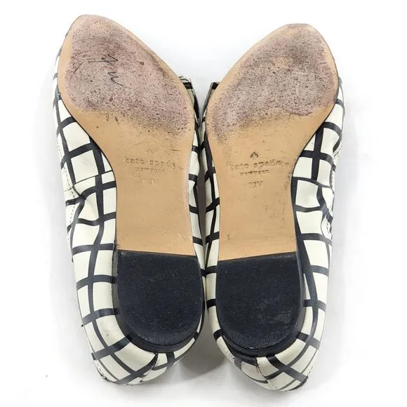 KATE SPADE Windowpane Plaid Ballet Flats