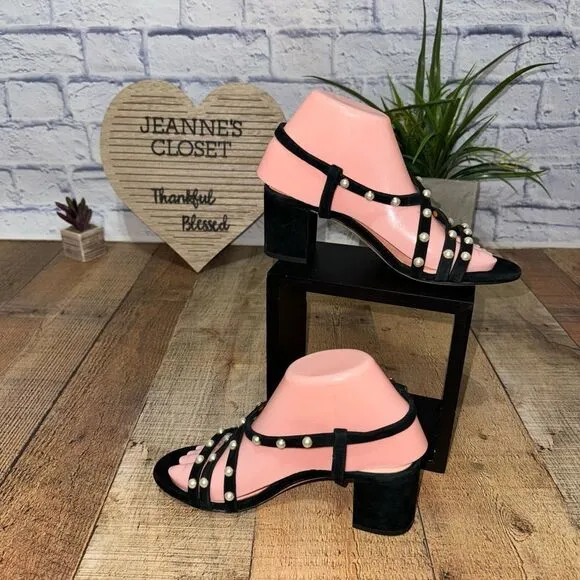 Kate spade Wynn sandals black pearl