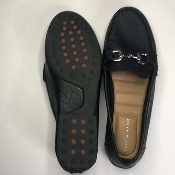 KELLY &amp; Katie Women’s Kai Driving Loafer Black Size 8.5