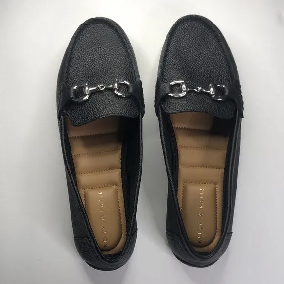 KELLY &amp; Katie Women’s Kai Driving Loafer Black Size 8.5
