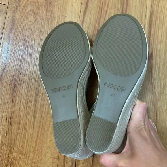 Kendall   Kylie Grand Platform Espadrille Wedges