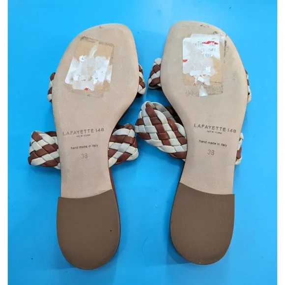 Lafayette 148 New York Aspen sandal hand made in Italy‎ NEW MSRP $598