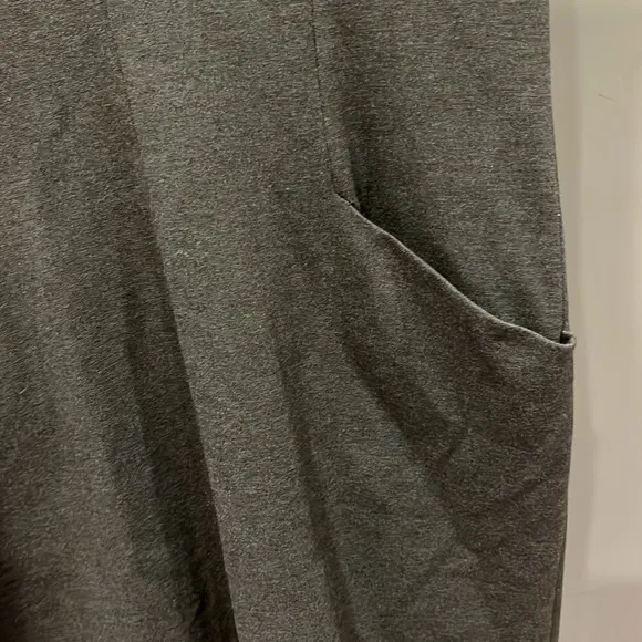 Lafayette 148 shift dress bejeweled charcoal gray v neck 14