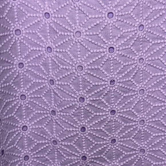 Lavender Eyelet Sleeveless Folly Dress