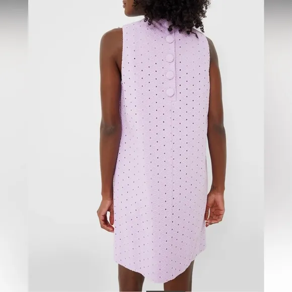 Lavender Eyelet Sleeveless Folly Dress