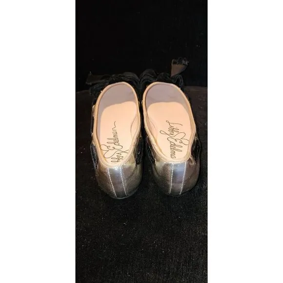 Libby Edelman Metallic Le Casey Ballerina Flats
