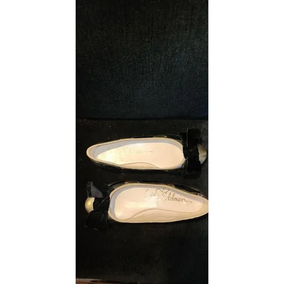 Libby Edelman Metallic Le Casey Ballerina Flats