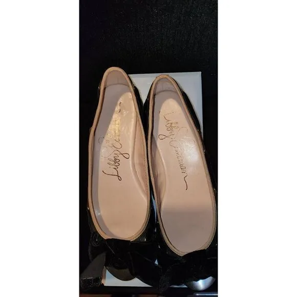 Libby Edelman Metallic Le Casey Ballerina Flats
