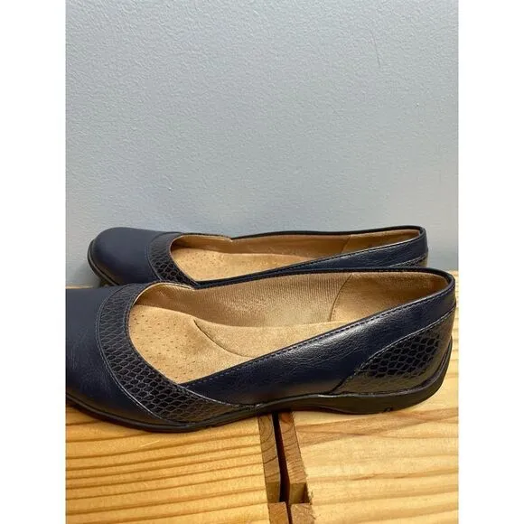 Life Stride Deja Vu Navy Ballet Flats sz 6.5