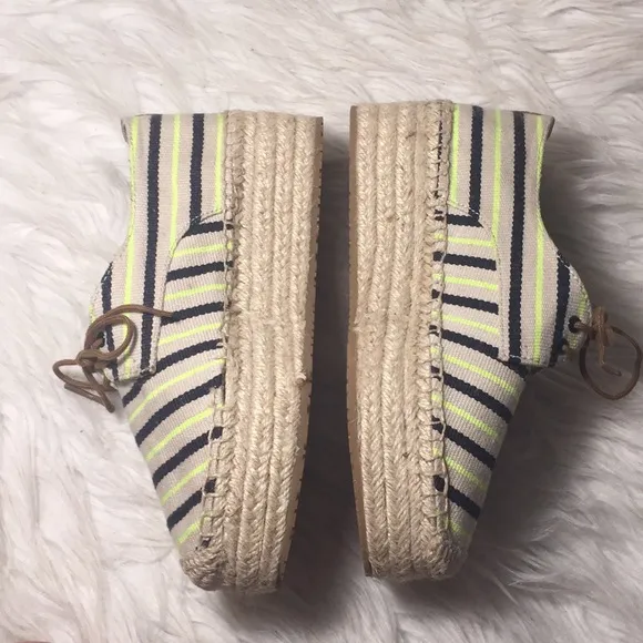 Like new Tory Burch Florence platform espadrilles