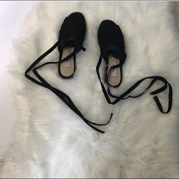L.k. Bennett Selma Suede Bla-black Ankle wrap flat