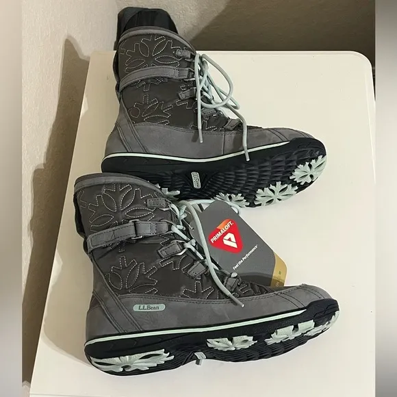 L.L. Bean Insulated Eco Primaloft Snow Boots, NWT
