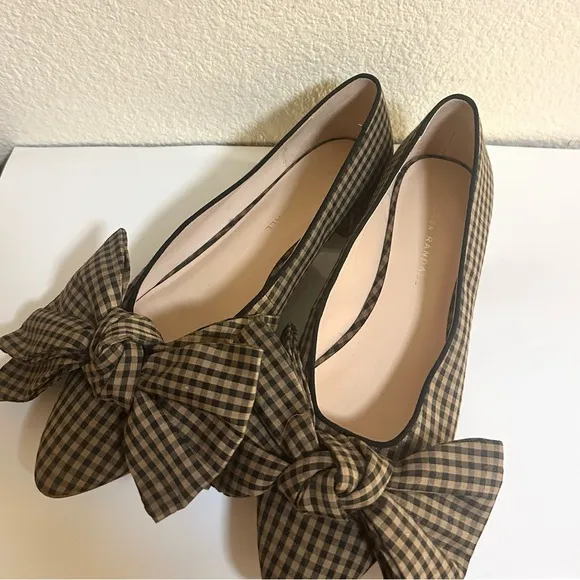 Loeffler Randall Noa Bow Pointed Toe Flats