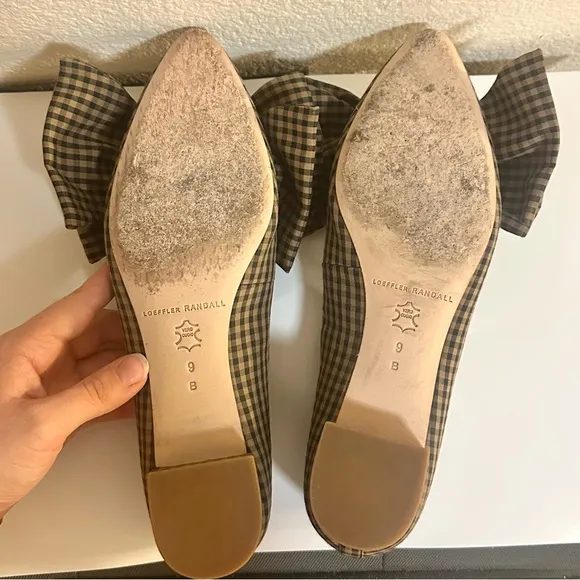 Loeffler Randall Noa Bow Pointed Toe Flats