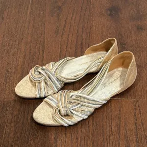 Loeffler Randall Silver and Gold Women’s Sandals Size 10