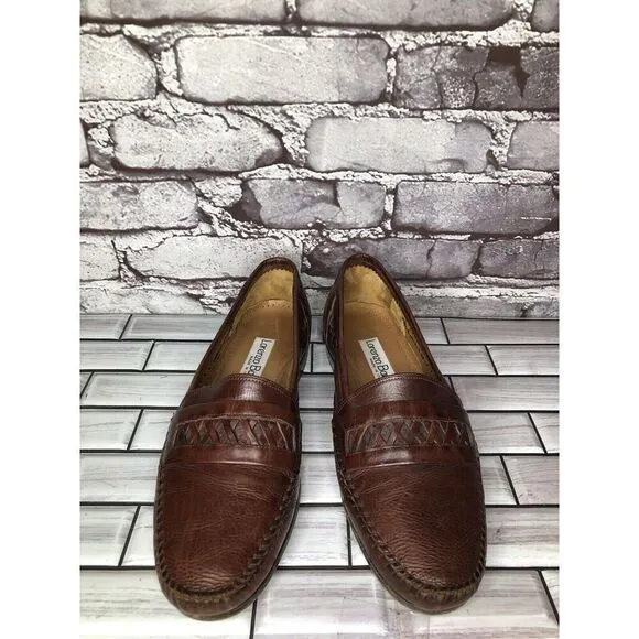 Lorenzo Banfi Brown Leather VTG Loafers Dress Shoes Men’s Sz 8.5M US/41.5-42EU