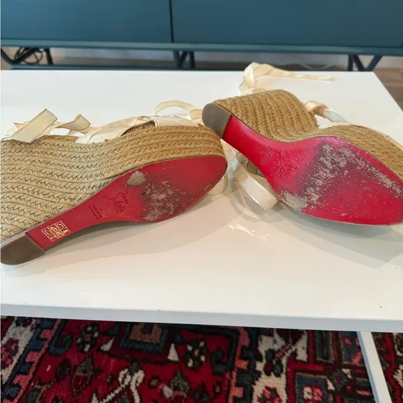 Louboutin platform espadrilles | Size 41 | Box &amp; duster bag included!