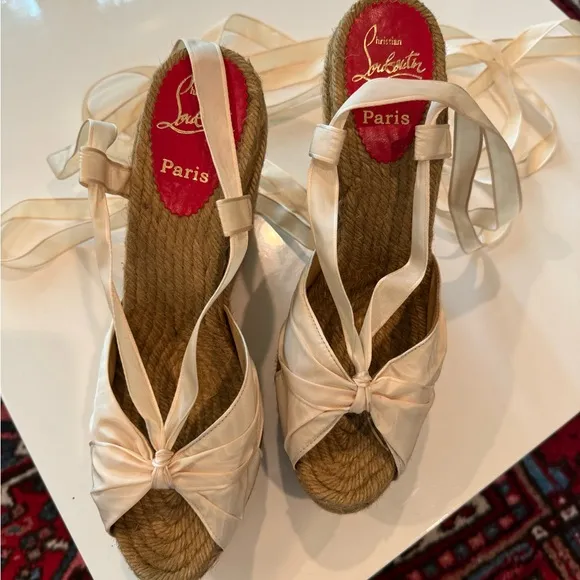 Louboutin platform espadrilles | Size 41 | Box &amp; duster bag included!